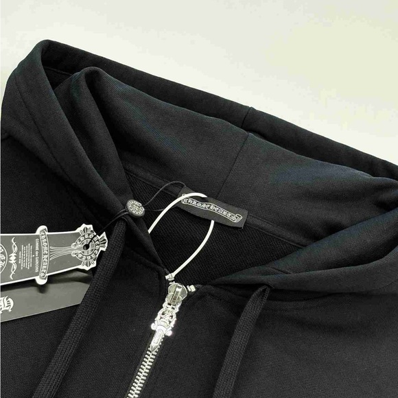 Chrome Hearts Black Hoodie Jacket - Picture 3 of 8